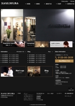 natsu (natsu_5)さんのメンズスパサロン（美容室）のトップページデザインへの提案