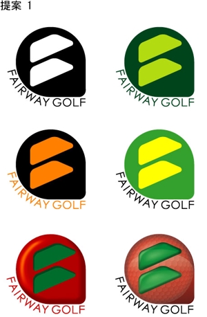 croutonさんのゴルフ事業を展開している会社のロゴ制作への提案