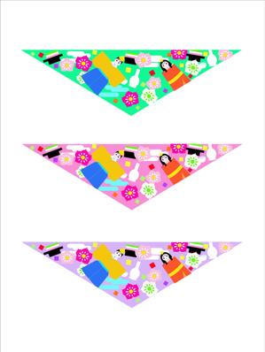 chiharu2010 ()さんの☆複数採用☆　イラスト　バンダナデザインへの提案