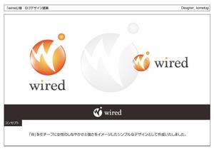 kometogi (kometogi)さんの「ワイヤード  wired   」のロゴ作成への提案