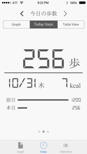 skkun00 (skkun00)さんのiPhone アプリの歩数計のデザインへの提案