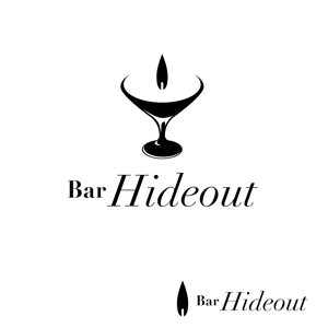 oo_design (oo_design)さんの「Bar Hideout」のロゴ作成への提案