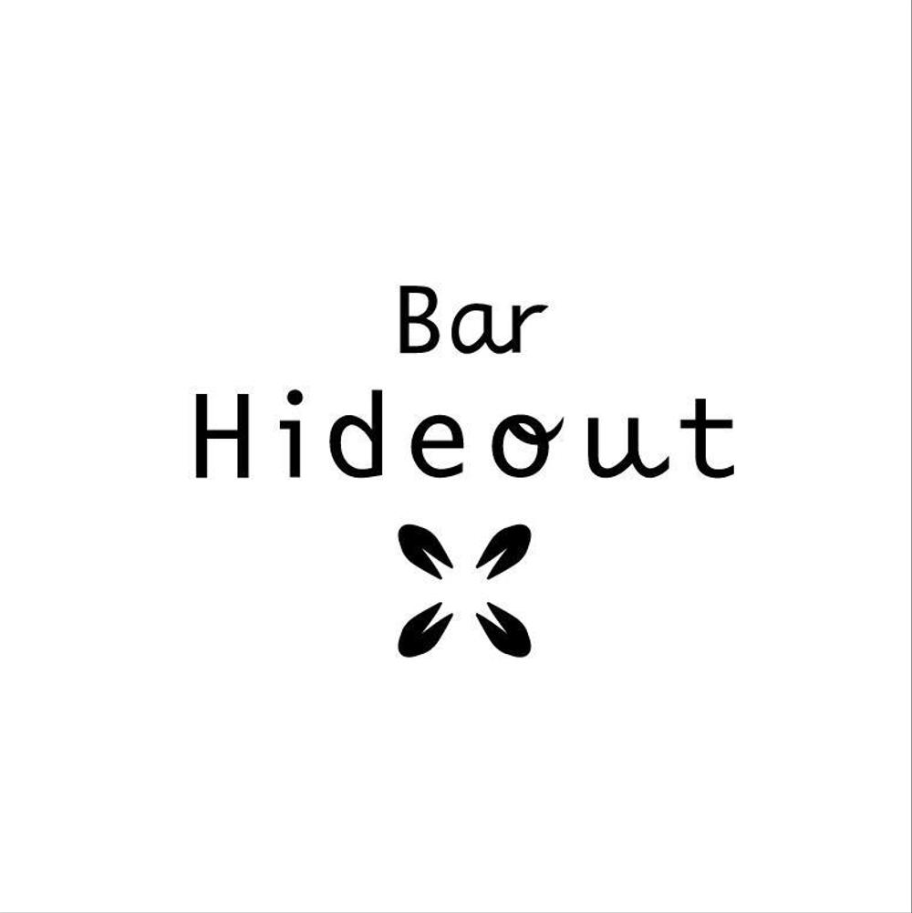 「Bar Hideout」のロゴ作成