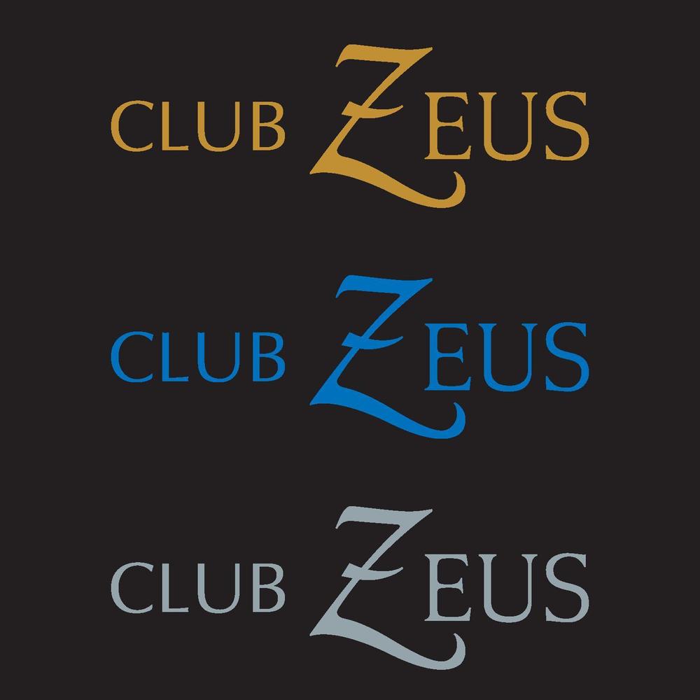 「CLUB   ZEUS」のロゴ作成