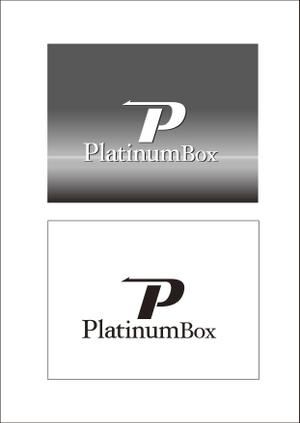koutei (koutei)さんの「【PlatinumBox】ロゴの制作」のロゴ作成への提案