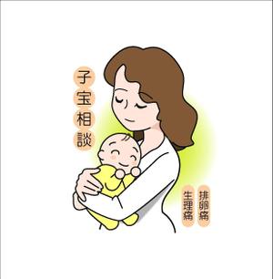 マルモトイヅミ (IzumiMarumoto)さんの子宝相談と皮フ相談のイラストの製作をお願いいたします。への提案