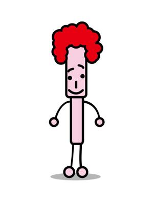 d-i-k工房 (daiking)さんの不動産業キャラクター作成（アフロヘアーキャラ）への提案