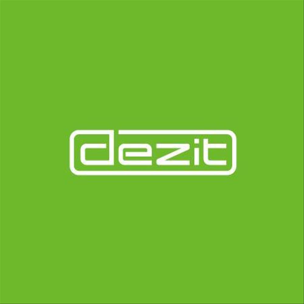 「dezit」のロゴ作成