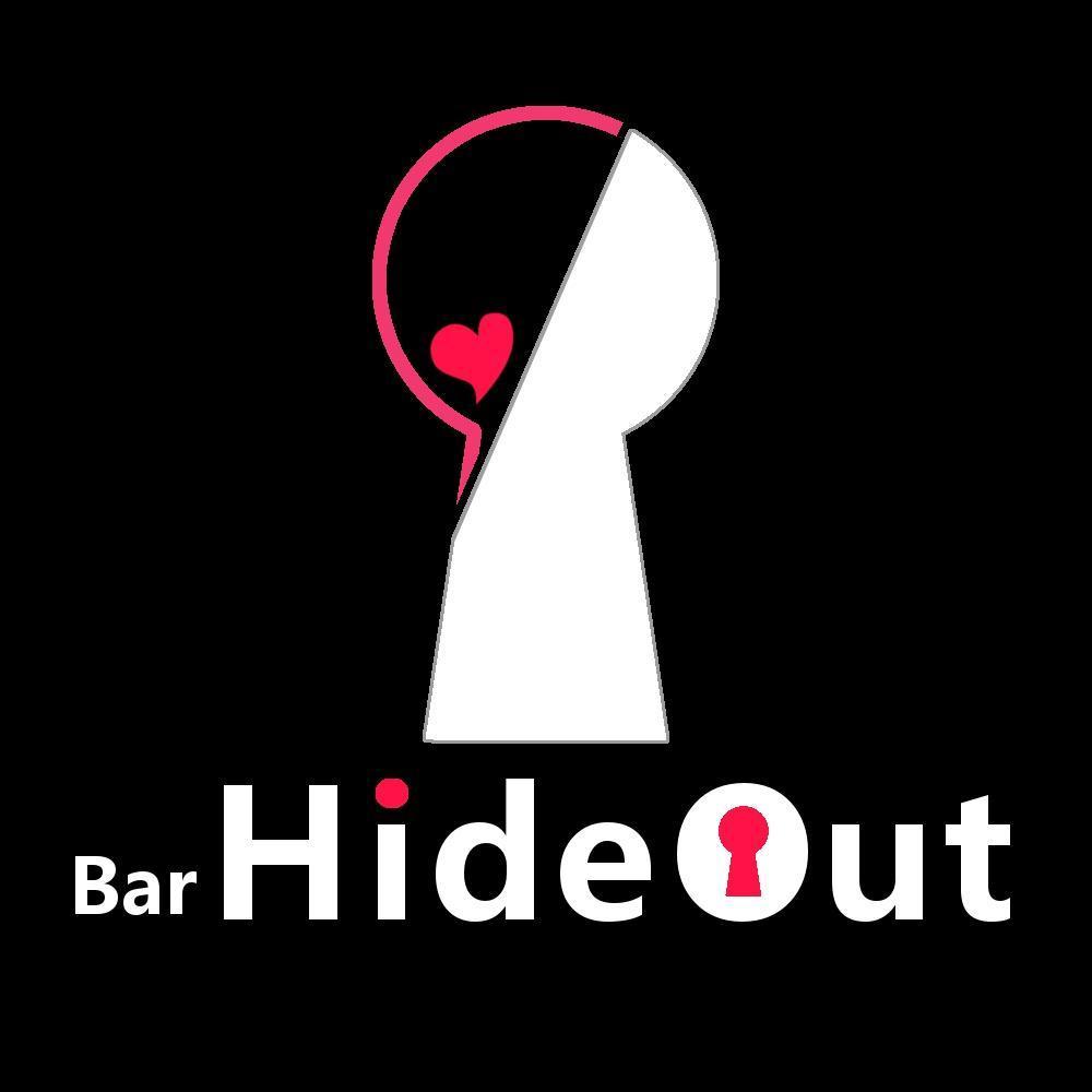 「Bar Hideout」のロゴ作成