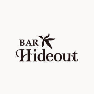 chickle (chickle)さんの「Bar Hideout」のロゴ作成への提案