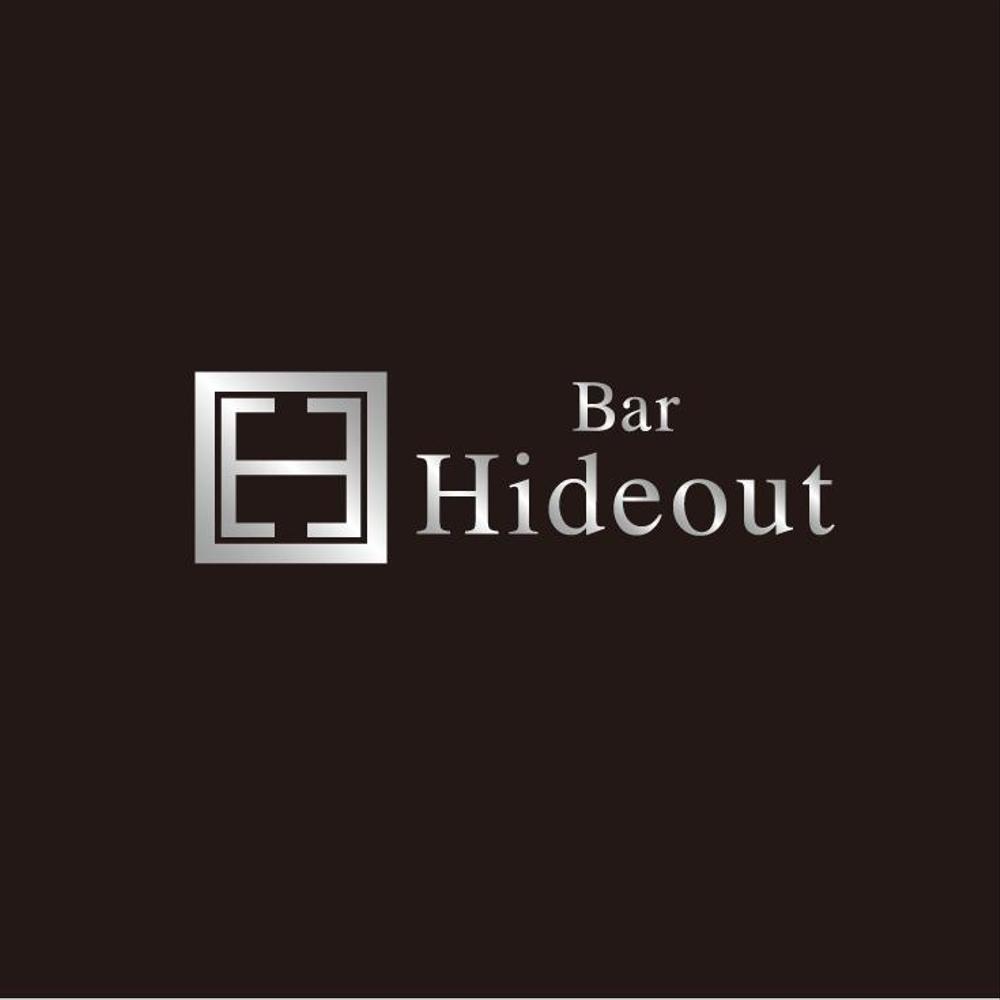 「Bar Hideout」のロゴ作成