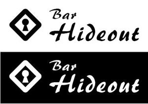 アルベルトデザイン ()さんの「Bar Hideout」のロゴ作成への提案