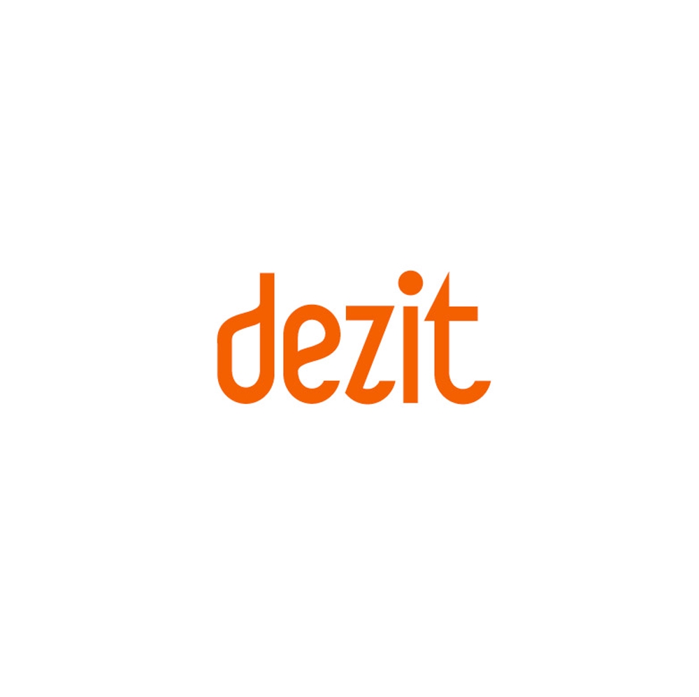 「dezit」のロゴ作成