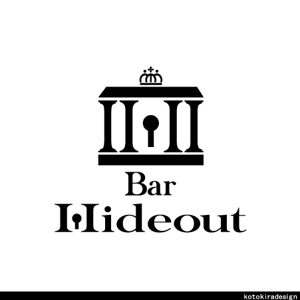 K-Design (kotokiradesign)さんの「Bar Hideout」のロゴ作成への提案