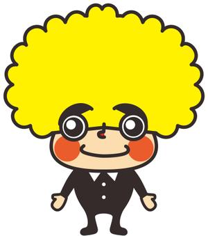 yuri s (yuriS)さんの不動産業キャラクター作成（アフロヘアーキャラ）への提案