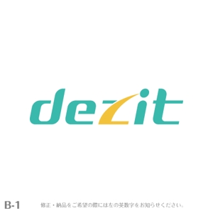 yuizm ()さんの「dezit」のロゴ作成への提案
