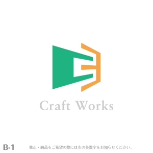yuizm ()さんの「Craft Works　㈱クラフトワークス」のロゴ作成への提案
