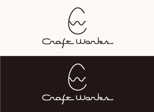 ぺーじゅん (jumpupei)さんの「Craft Works　㈱クラフトワークス」のロゴ作成への提案