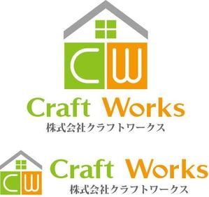 soramomoさんの「Craft Works　㈱クラフトワークス」のロゴ作成への提案