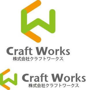 soramomoさんの「Craft Works　㈱クラフトワークス」のロゴ作成への提案