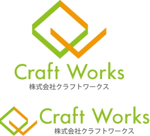 soramomoさんの「Craft Works　㈱クラフトワークス」のロゴ作成への提案