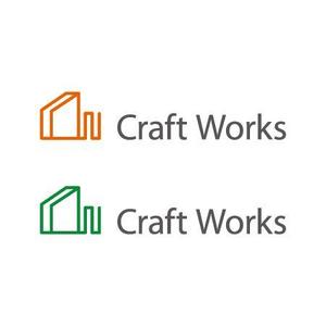 o-miyu (onmhm-4)さんの「Craft Works　㈱クラフトワークス」のロゴ作成への提案