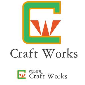 DeviRabi-Worksさんの「Craft Works　㈱クラフトワークス」のロゴ作成への提案