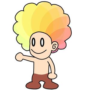 やえ ()さんの不動産業キャラクター作成（アフロヘアーキャラ）への提案