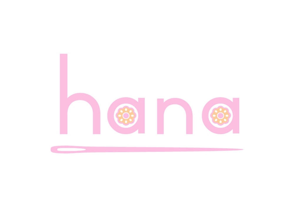 「hana」のロゴ作成