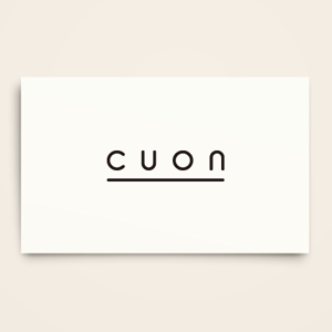 haru_Design (haru_Design)さんのナチュラルな新規の雑貨ブランド「cuon」のロゴ作成への提案