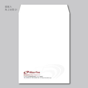 elimsenii design (house_1122)さんの会社の封筒デザインの制作への提案
