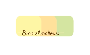 YOUka* ()さんの「---3marshmallows---」のロゴ作成への提案