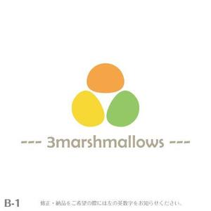 yuizm ()さんの「---3marshmallows---」のロゴ作成への提案