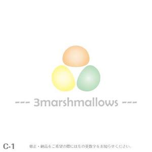 yuizm ()さんの「---3marshmallows---」のロゴ作成への提案