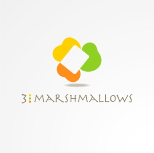 ＊ sa_akutsu ＊ (sa_akutsu)さんの「---3marshmallows---」のロゴ作成への提案