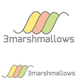 ありの ()さんの「---3marshmallows---」のロゴ作成への提案