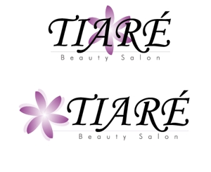 torahitsujiさんの美容室「TIARÉ」のロゴ作成への提案
