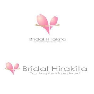 lennon (lennon)さんの「Ｂｒｉｄａｌ　Ｈｉｒａｋｉｔａ　　ＢＲＡＩＤＡＬ　ＨＩＲＡＫＩＴＡ」のロゴ作成への提案