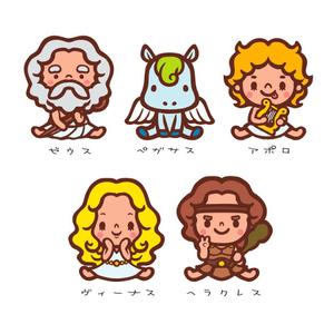 illustyasan (illustyasan)さんのiPadソフト用のキャラクター製作（５つ）への提案