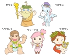 アマノマユミ ()さんのiPadソフト用のキャラクター製作（５つ）への提案