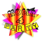 rally9064さんの「4KOMA PARTY」のロゴ作成への提案