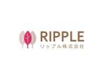 proudia (proudia)さんの「RIPPLE株式会社　（リップル）」のロゴ作成への提案