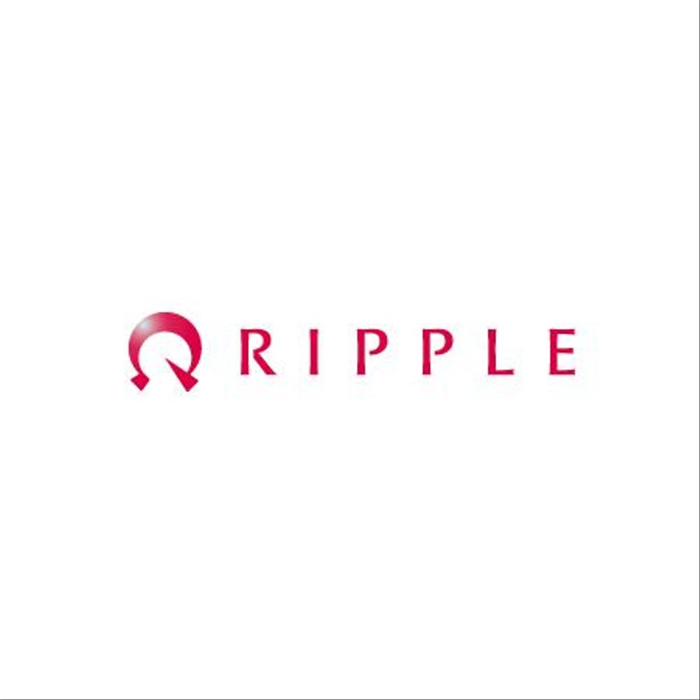 「RIPPLE株式会社　（リップル）」のロゴ作成