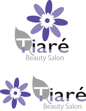 soramomoさんの美容室「TIARÉ」のロゴ作成への提案