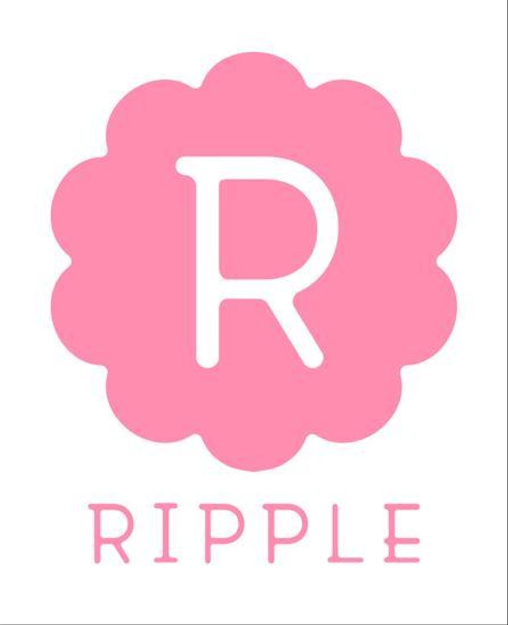 「RIPPLE株式会社　（リップル）」のロゴ作成