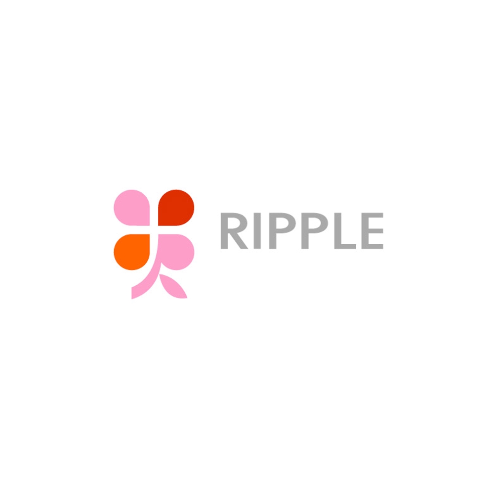 「RIPPLE株式会社　（リップル）」のロゴ作成