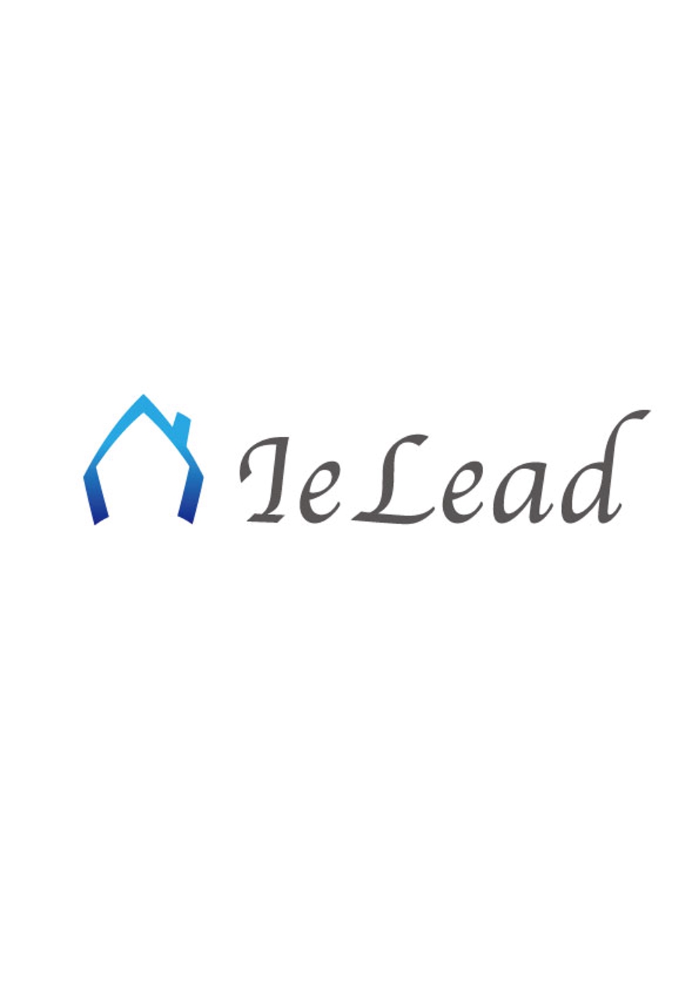 「IeLead」のロゴ作成
