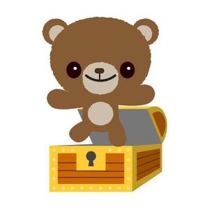 さんの宝箱から飛び出すクマへの提案