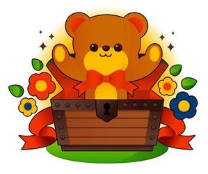 migu ()さんの宝箱から飛び出すクマへの提案