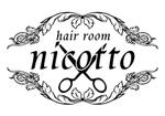 renamaruuさんの「hair room nicotto」のロゴ作成への提案